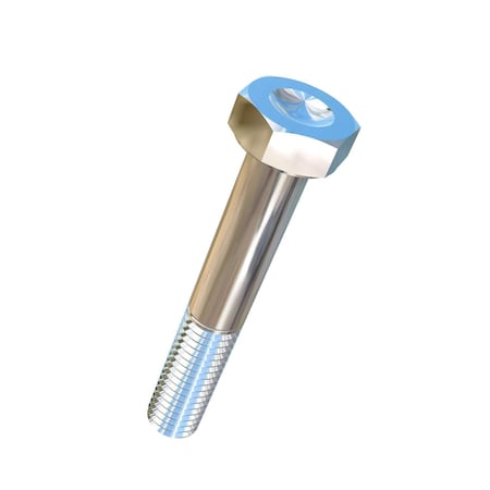 Allied Titanium Grade 5, M8-1.25 Structural Bolt, Titanium, 50 mm L 0004439